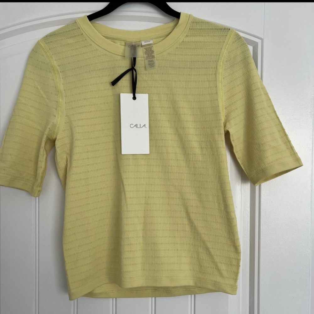 Women's Light Yellow Top - Picture 4 of 4